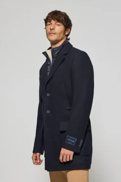Abrigo azul marino Cambridge con detalles Polo Club