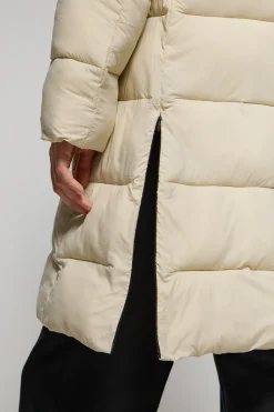Abrigo beige Siena de capucha fija y detalles Polo Club