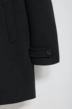 Abrigo Claude negro con detalles Polo Club