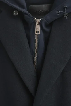 Abrigo Clement azul marino con logo Polo Club