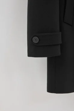 Abrigo Clement negro con logo Polo Club