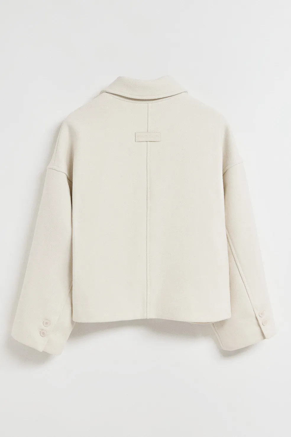 Abrigo corto Lita beige abotonado y detalles Polo Club