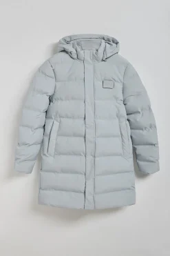 Abrigo gris Courchevel de capucha desmontable y detalles Polo Club