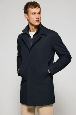 Abrigo Hunter azul marino con detalles Polo Club