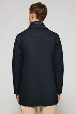 Abrigo Hunter azul marino con detalles Polo Club