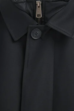 Abrigo Hunter azul marino con detalles Polo Club