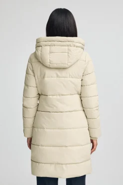 Abrigo Iris Coat color crudo con logo Polo Club