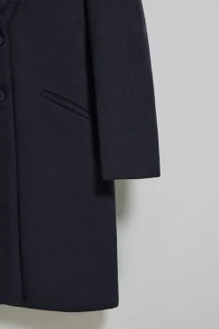 Abrigo Kate abotonado azul marino con detalles Polo Club