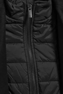 Abrigo negro Cambridge con detalles Polo Club