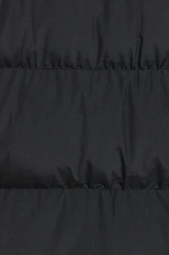 Abrigo negro Staten de capucha desmontable y detalles Polo Club