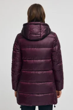 Abrigo Silvon Coat granate con logo Polo Club