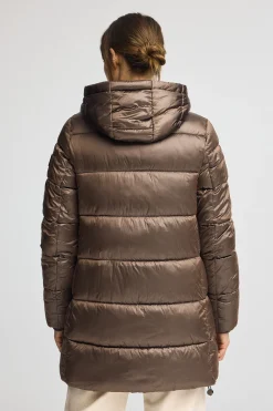 Abrigo Silvon Coat marrón con logo Polo Club