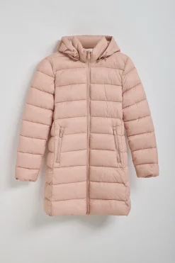 Abrigo Suzette ultralight rosa palo con parche Rigby Go