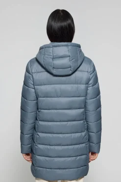 Abrigo Suzette ultralight azul denim con parche Rigby Go
