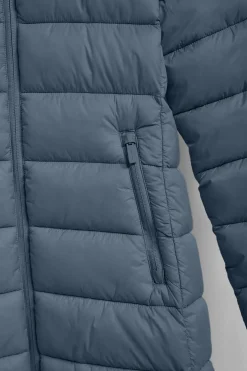 Abrigo Suzette ultralight azul denim con parche Rigby Go