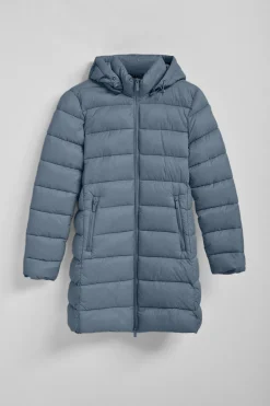 Abrigo Suzette ultralight azul denim con parche Rigby Go
