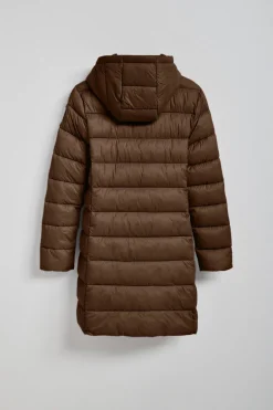 Abrigo Suzette ultralight marrón con parche Rigby Go