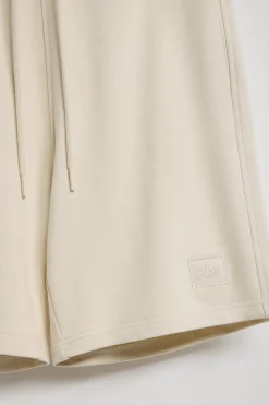 Bermuda Jonas beige de algodón y patrón relaxed fit con parche en sarga engomado Polo Club