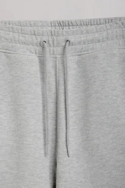 Bermuda Jonas gris vigoré de algodón y patrón relaxed fit con parche en sarga engomado Polo Club