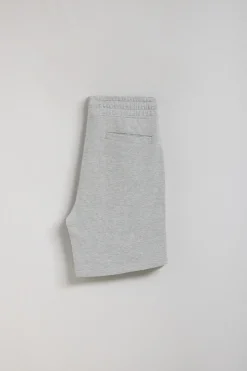 Bermuda Jonas gris vigoré de algodón y patrón relaxed fit con parche en sarga engomado Polo Club