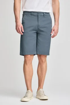 Bermuda relax azul denim con detalles Polo Club