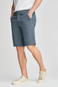 Bermuda relax azul denim con detalles Polo Club