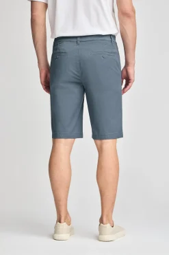 Bermuda relax azul denim con detalles Polo Club