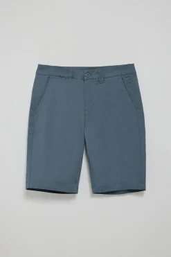 Bermuda relax azul denim con detalles Polo Club