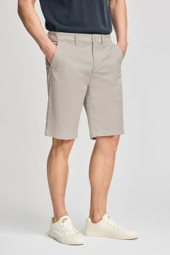 Bermuda relax gris claro con detalles Polo Club