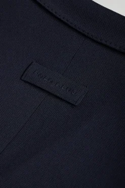Blazer azul marino abotonada con detalles Polo Club