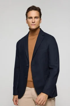 Blazer Cameron azul marino con detalles Polo Club