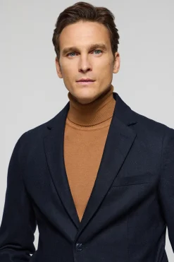 Blazer Cameron azul marino con detalles Polo Club