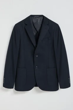 Blazer Cameron azul marino con detalles Polo Club
