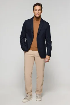 Blazer Cameron azul marino con detalles Polo Club