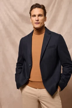 Blazer Cameron azul marino con detalles Polo Club