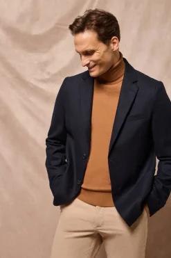 Blazer Cameron azul marino con detalles Polo Club