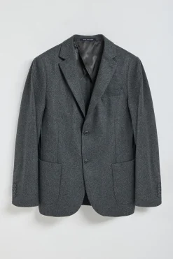 Blazer Cameron gris con detalles Polo Club