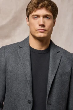 Blazer Cameron gris con detalles Polo Club