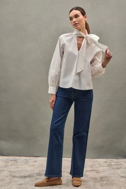 Blusa blanca Catalina