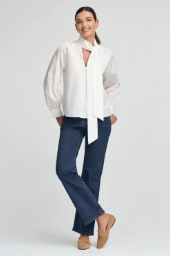 Blusa blanca Catalina