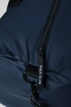 Bolsa ligera de viaje azul con detalle Polo Club