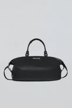 Bolsa negra Kent con cremallera y detalles Polo Club