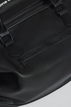Bolsa negra Kent con cremallera y detalles Polo Club