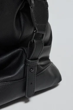 Bolsa negra Kent con cremallera y detalles Polo Club