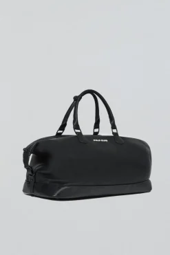 Bolsa negra Kent con cremallera y detalles Polo Club