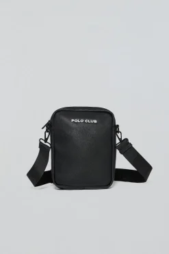 Bolso bandolera negra Radley con detalles Polo Club