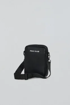 Bolso bandolera negra Radley con detalles Polo Club