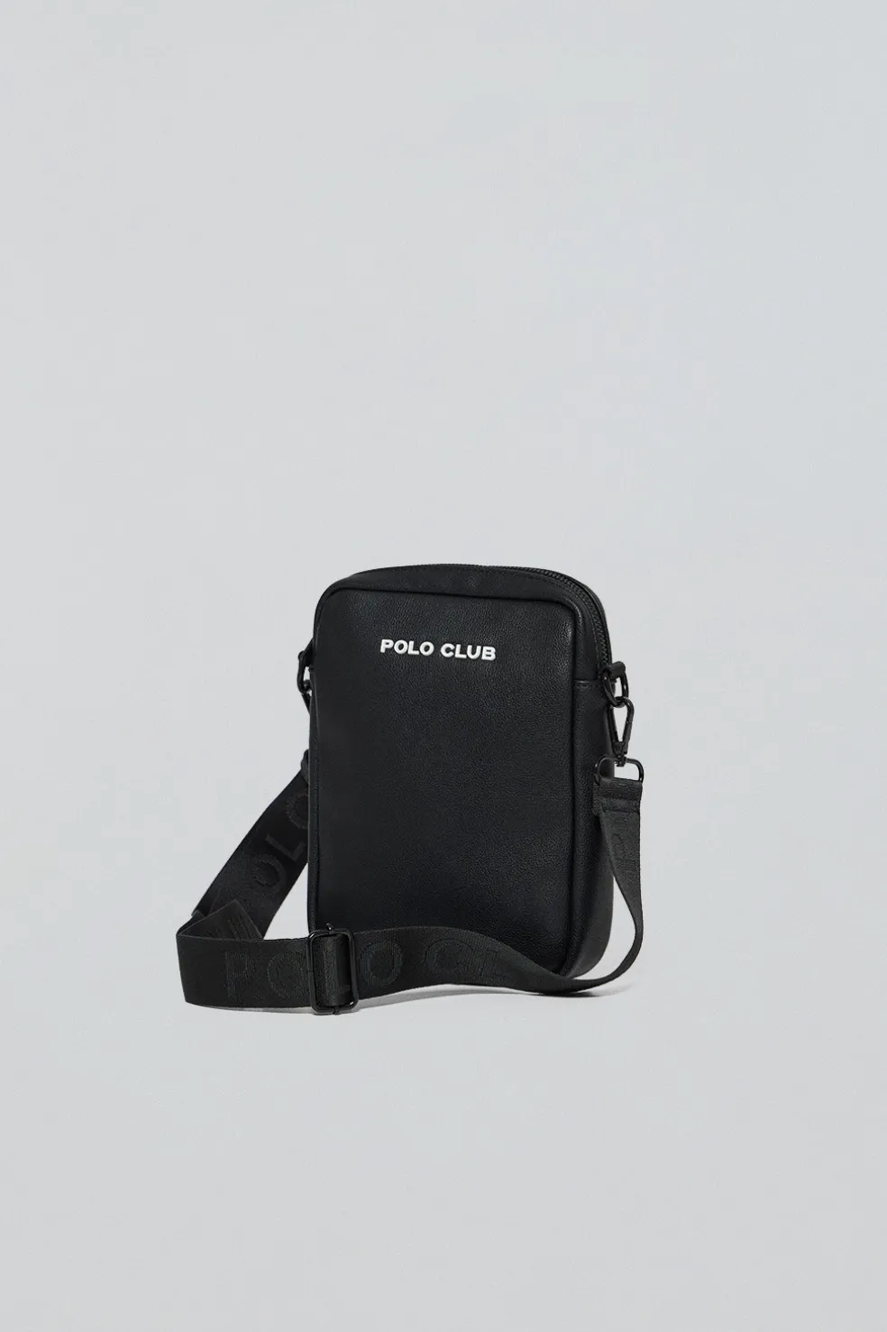 Bolso bandolera negra Radley con detalles Polo Club