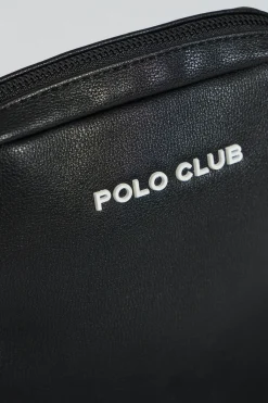 Bolso bandolera negra Radley con detalles Polo Club