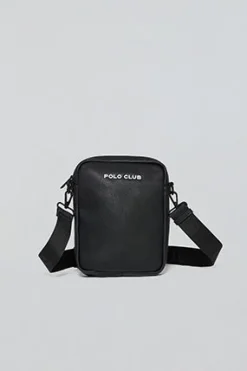 Bolso bandolera negra Radley con detalles Polo Club